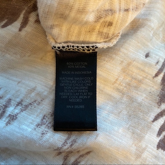 Express | White/Brown Tie-Dye Dress - Picture 4 of 4